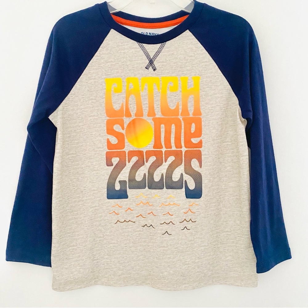 👍🏽BOYS Old Navy Long Sleeves Graphic Shirt SZ M (8)